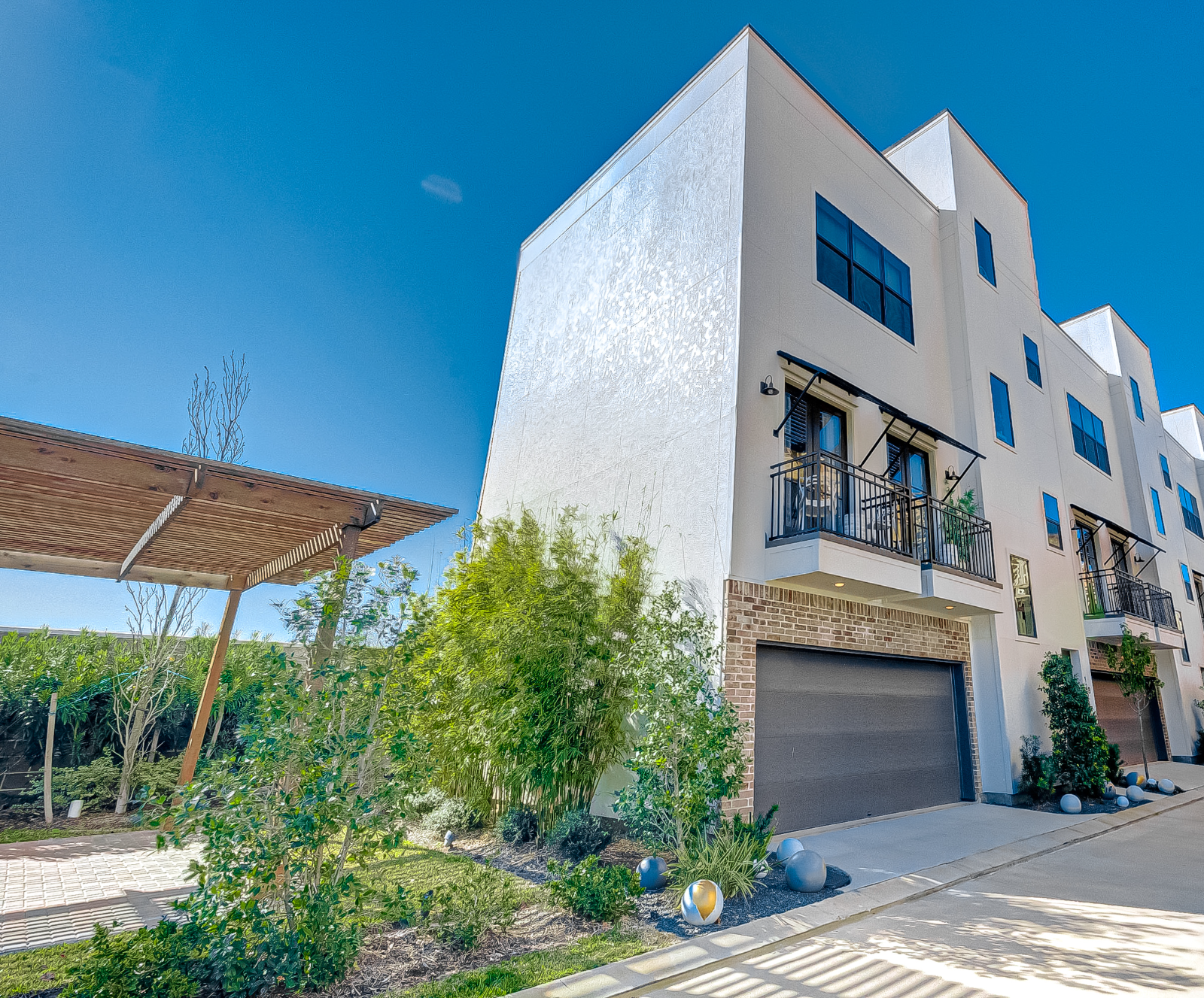 Townhouse and condominium exterior